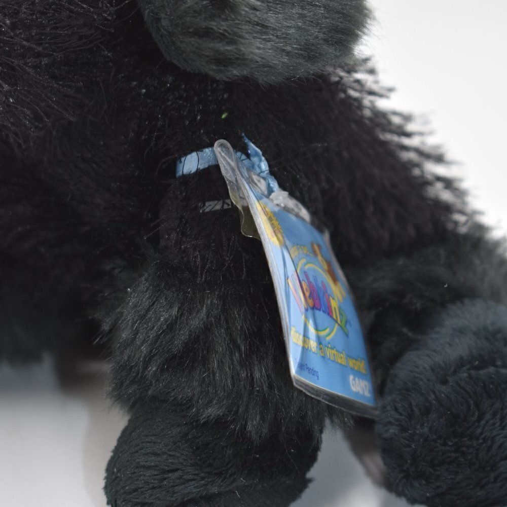 Ganz Webkinz HM191 Black Poodle Puppy Dog Stuffed Animal Plush Sealed Code - Picture 4 of 9